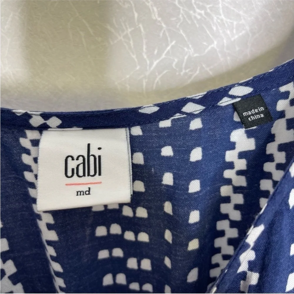 Navy and white cabi dress - Picture 5 of 5